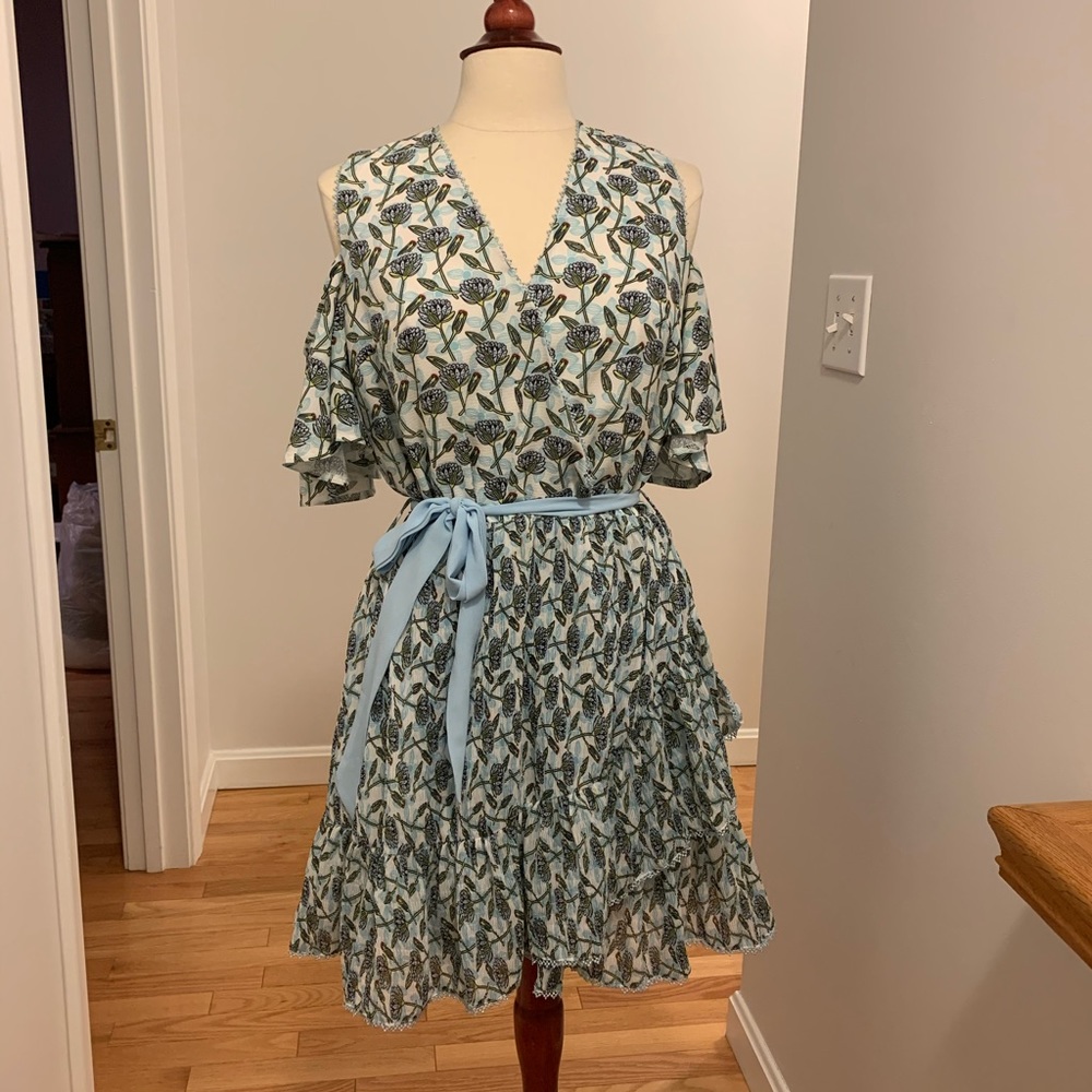 Foxiedox Lexie Cold Shoulder Wrap Dress